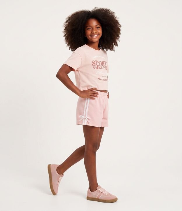 Remera Boxy en Algodón con Estampado Sporty Girl Era - Talle 5 a 16 años 2