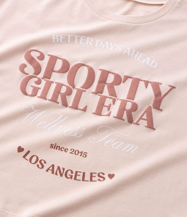 Remera Boxy en Algodón con Estampado Sporty Girl Era - Talle 5 a 16 años 4