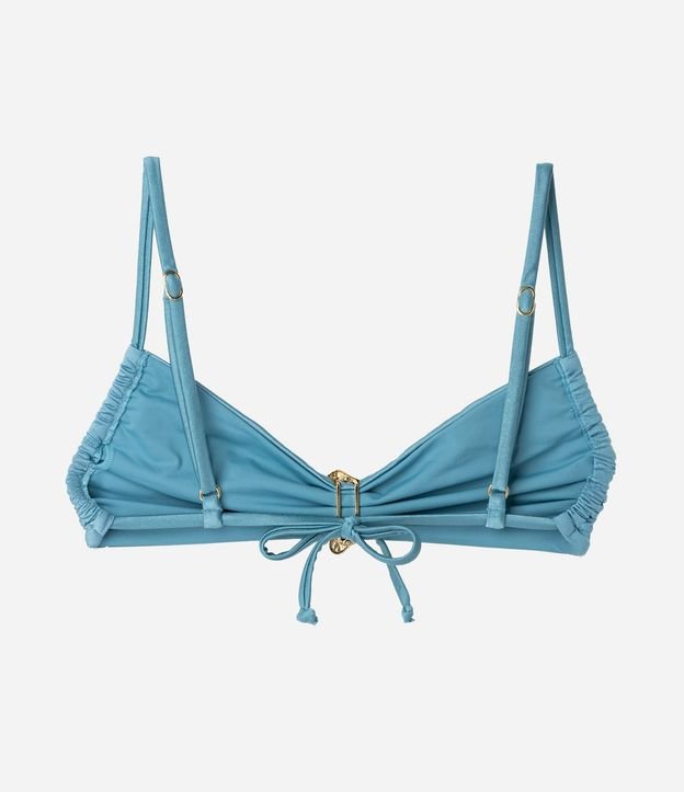 Bikini Top Bandeau con Adorno Metálico Central 6