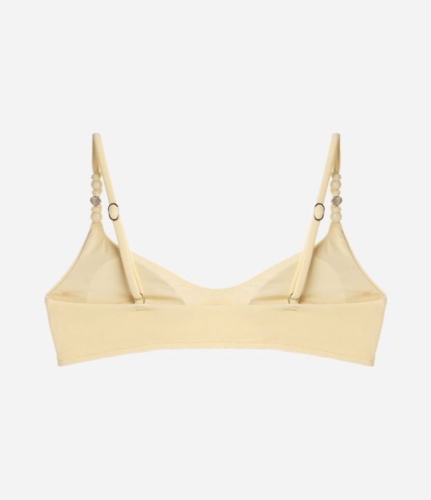 Bikini Top Bandeau Canelado con Adornos de Caracolas 6