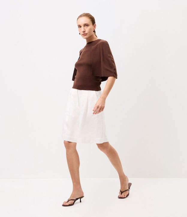 Blusa en Punto con Capinha Sobreposta 2