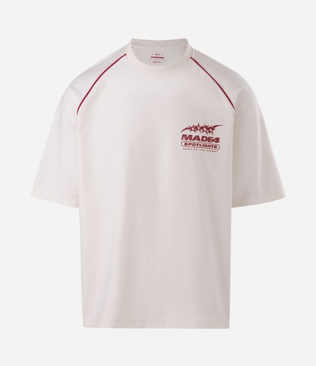 Remera Oversized en Algodón con Lettering Made Spotlights 5
