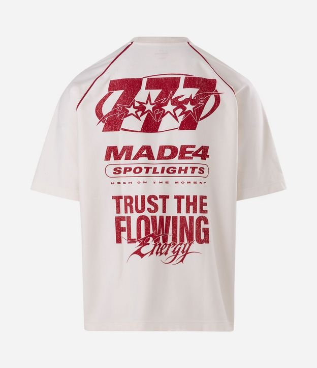Remera Oversized en Algodón con Lettering Made Spotlights 6