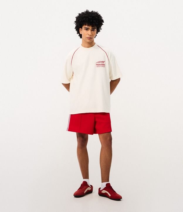 Remera Oversized en Algodón con Lettering Made Spotlights 2