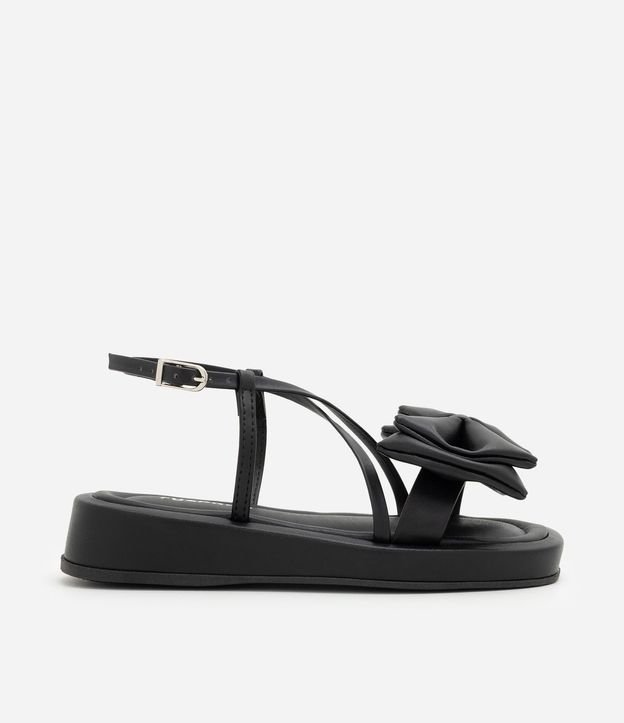 Sandalia Flatform Infantil con Moña - Talle 29 al 35 2