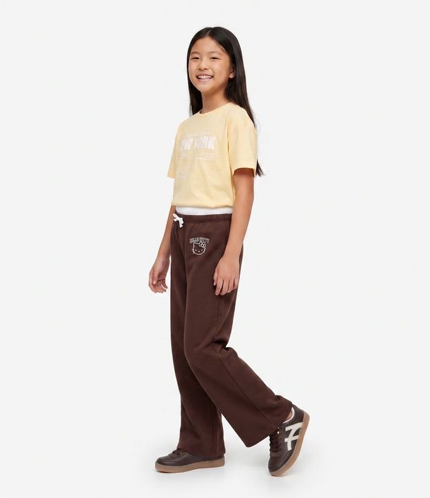 Remera Over Infantil con Lettering New York - Talle 5 a 16 años 2