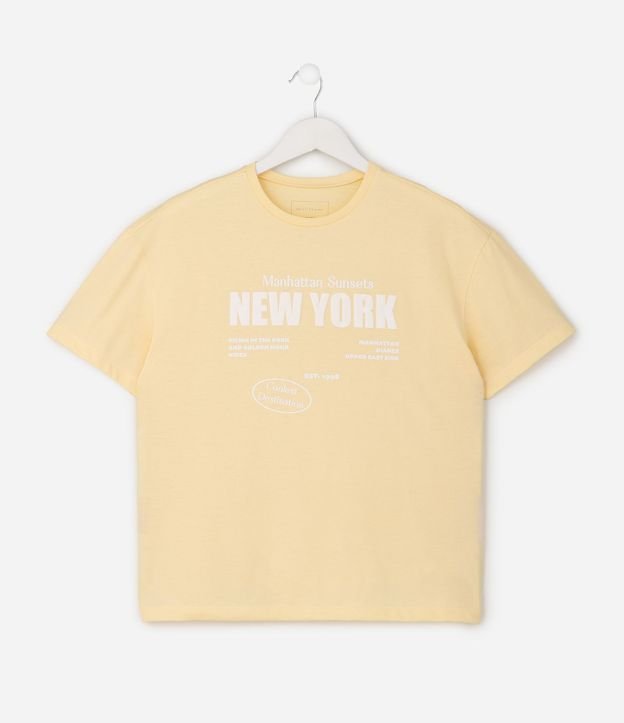 Remera Over Infantil con Lettering New York - Talle 5 a 16 años 1