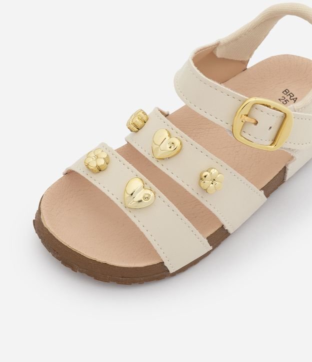 Sandalia Infantil en PU infantil Comfy con Pins  - Talle 20 al 27 5