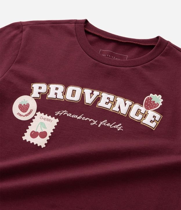 Remera Regular Infantil con Estampa de Morangos - Talle 5 a 16 años 5