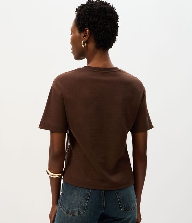 Blusa en Algodón con Bordado de Cuerda Delantero 4
