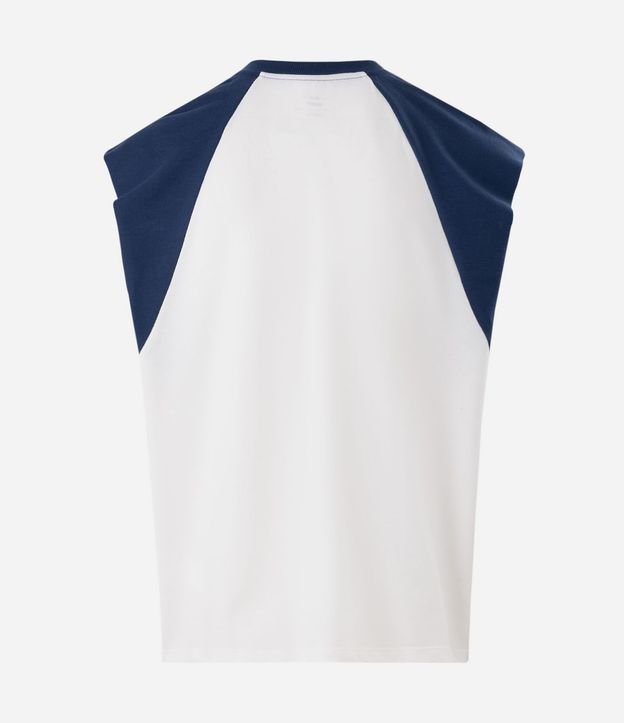 Musculosa Boxy en Algodón Raglán con Lettering Fuerza 2