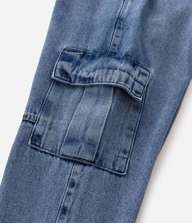 Pantalón Infantil Jogger en Jeans con Bolsillo Cargo – Talle 7 a 16 años 5