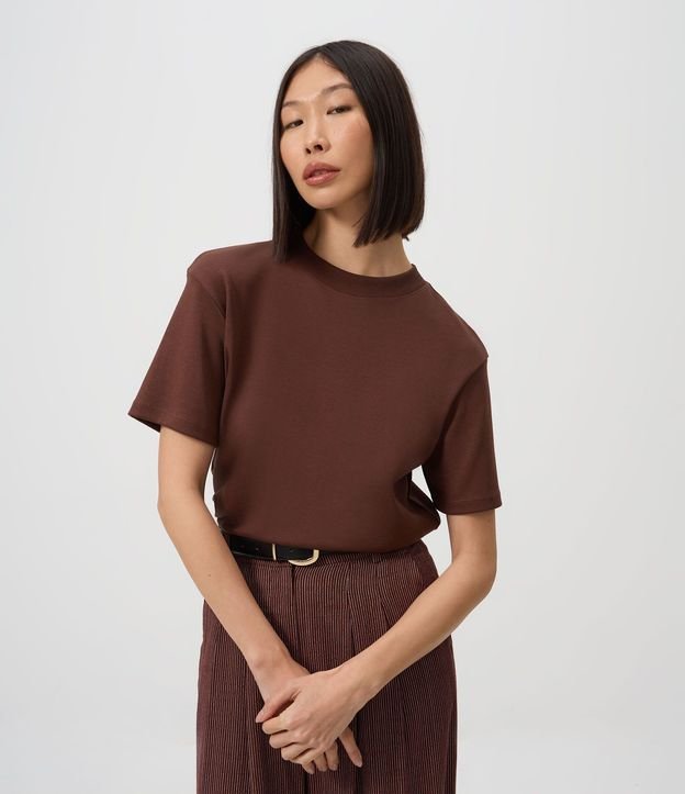 Remera T-Shirt en Suedine Básica 2