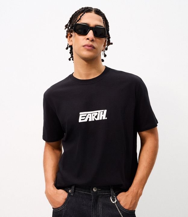 Remera Comfort en Algodón con Lettering 4