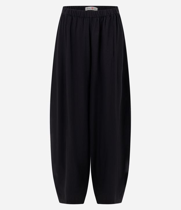 Pantalón Aladim en Viscosa con Cintura Elástica 5