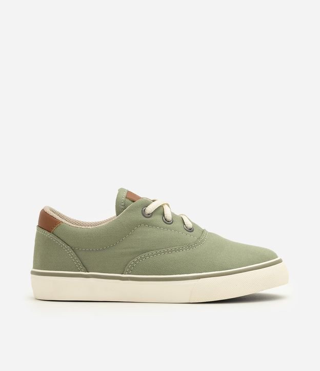 Tenis Infantil Poliester Infantil Casual Lona verde Liso 28-36 2