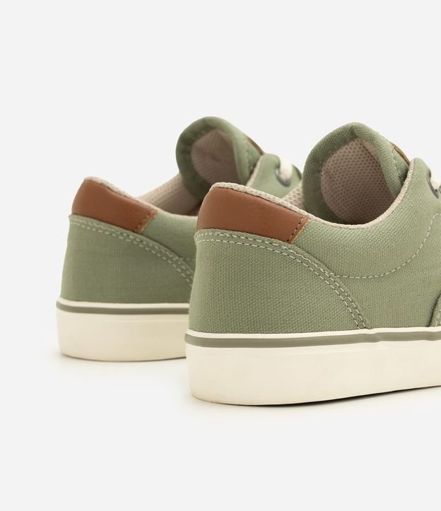 Tenis Infantil Poliester Infantil Casual Lona verde Liso 28-36 3