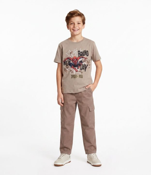 Remera en Algodón con Estampado Spider Man Brand New Day - Talle 4 a 12 años