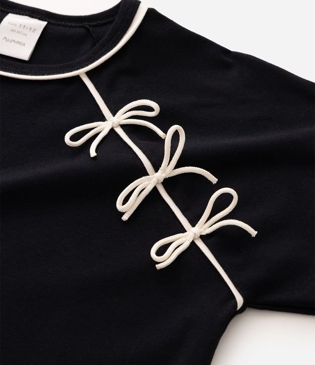 Remera Infantil con Moñitas Aplicadas – Talle 5 a 14 años 6