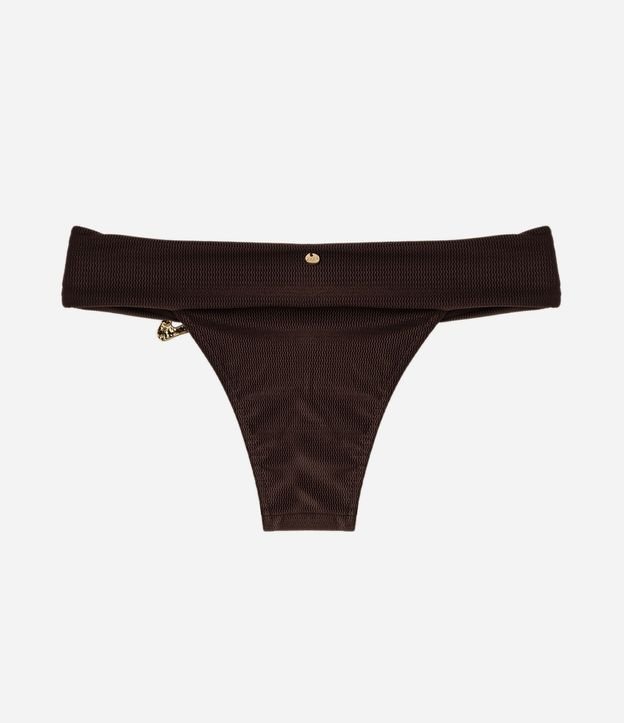 Bombacha Bikini en Microfibra Texturizado con Canesú Largo 6