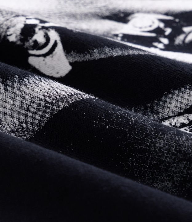 Remera Relaxed en Algodón con Estampado Tupac 3