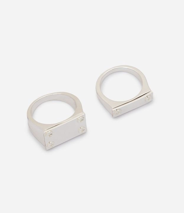 Kit 2 Anillos Metalizados con Tornillos