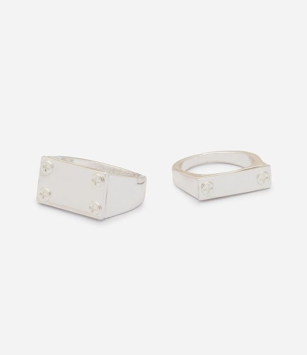 Kit 2 Anillos Metalizados con Tornillos 2
