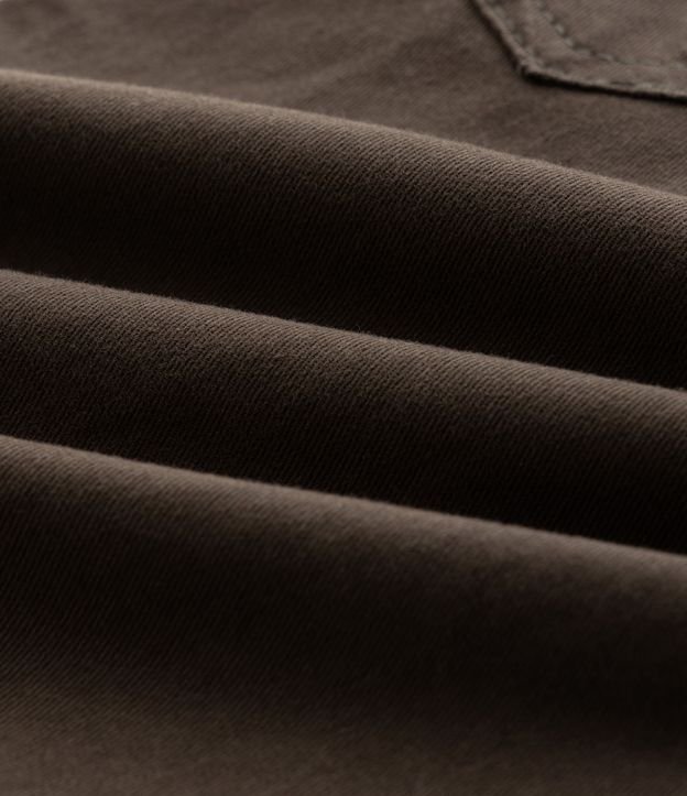 Pantalón Recto Sarga Cargo con Solapa 3