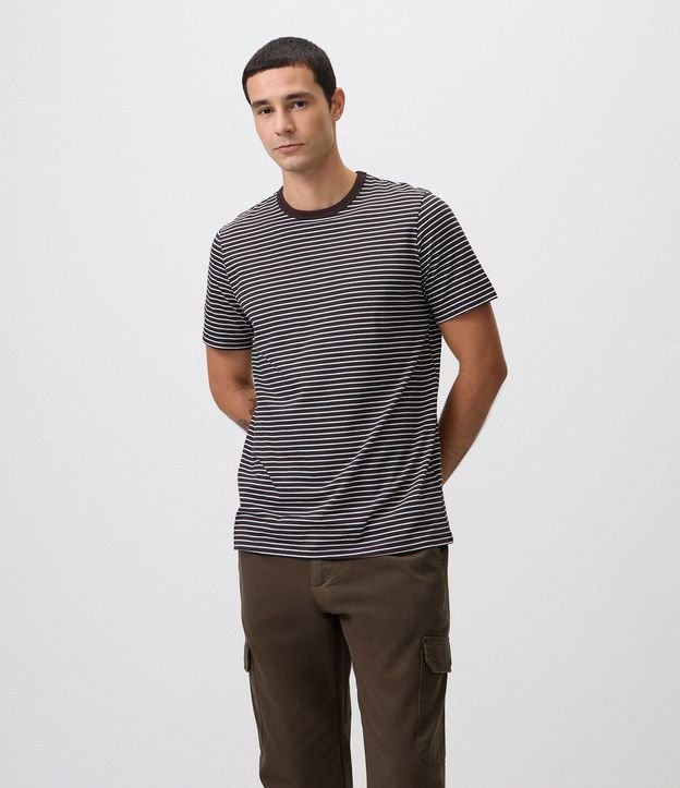 Pantalón Recto Sarga Cargo con Solapa 6