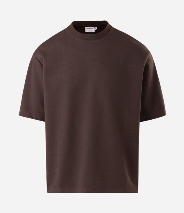 Remera Boxy en Suedine con Bordado en la Espalda 5