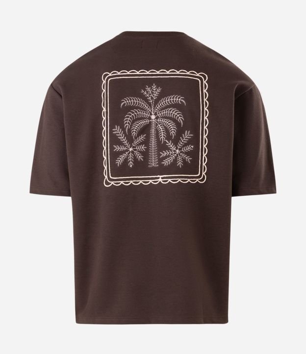 Remera Boxy en Suedine con Bordado en la Espalda 6