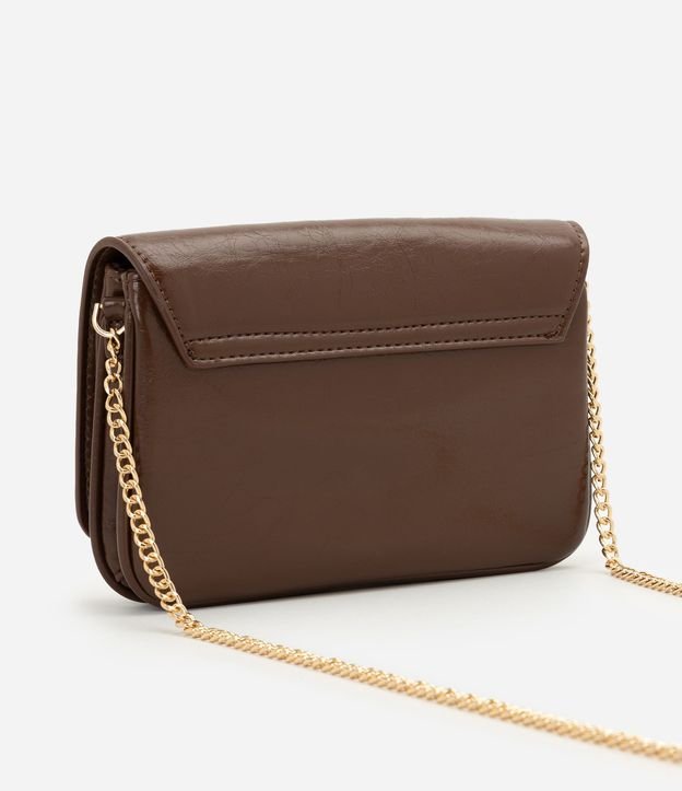 Cartera Transversal Pequeña en PU con Correa de Cadena 3