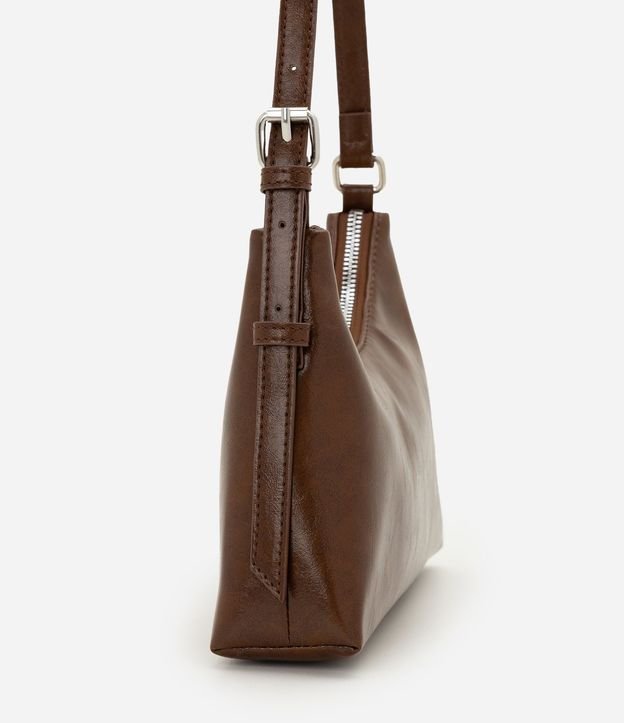 Cartera Baguette Pequeña en PU con Asa Ajustable 6