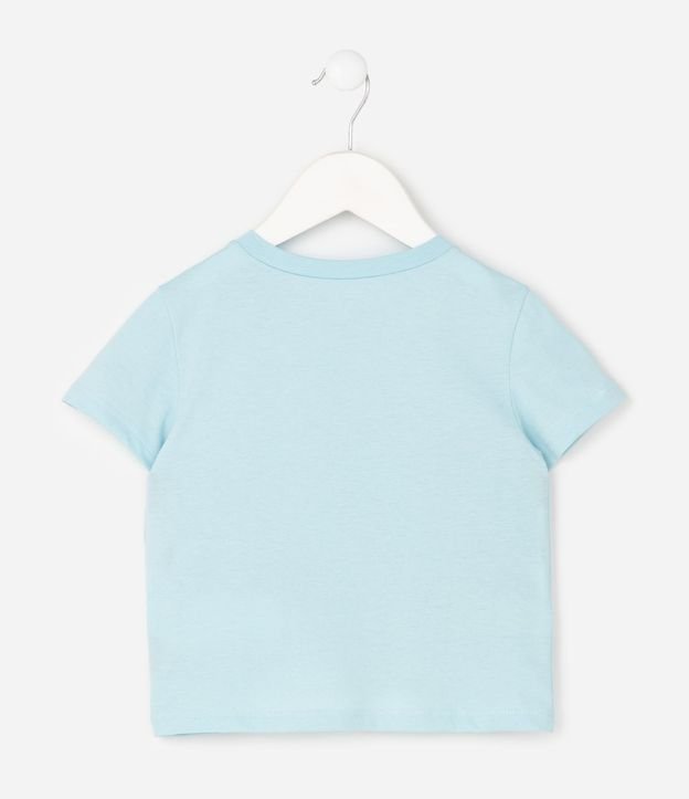 Remera Slim en Algodón con Estampa de Floral Infantil - Talle 1 a 6 años 3