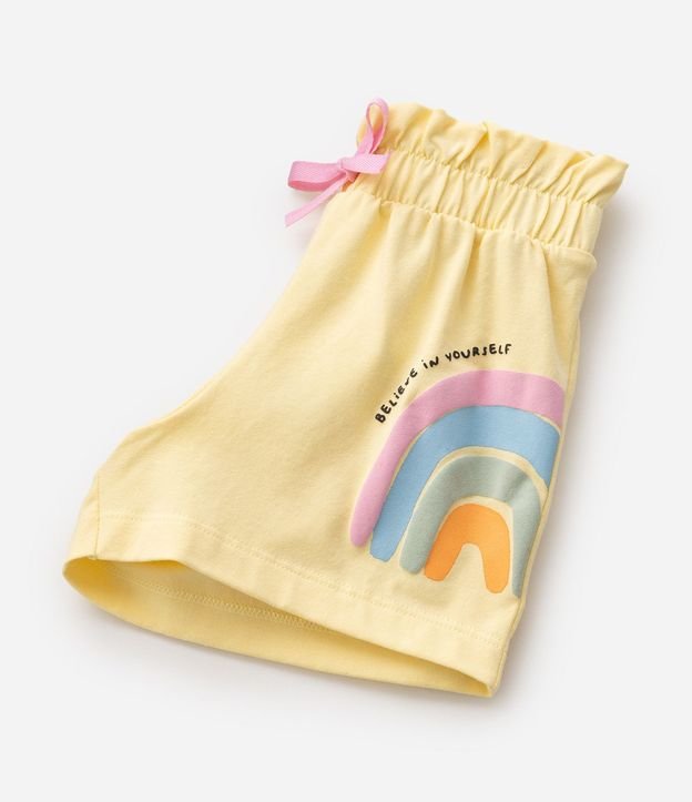 Bermuda Infantil en Algodón con Estampado Arcoiris  - Talle 1 a 6 años 5