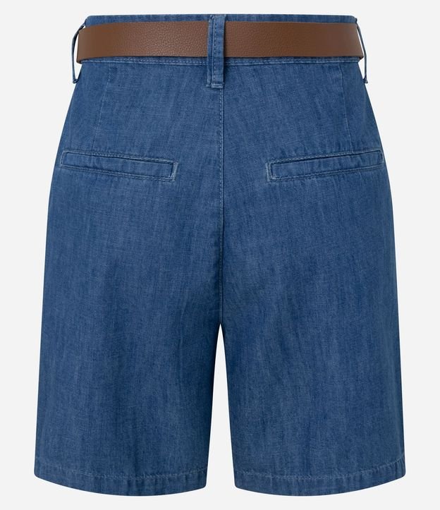 Short New Midi en Jeans Sastre con Cinturón 7