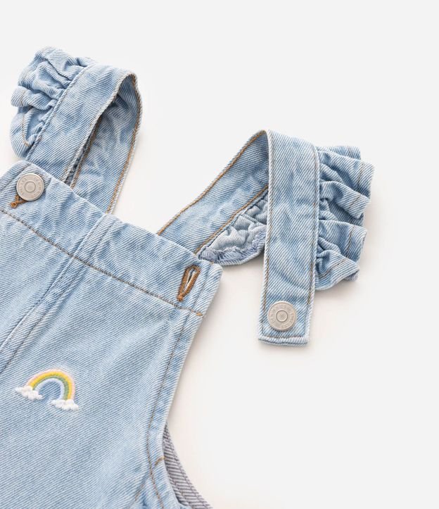 Mono Jeans Infantil con Mini Bordaditos Tropical - Talle 1 a 6 años 5