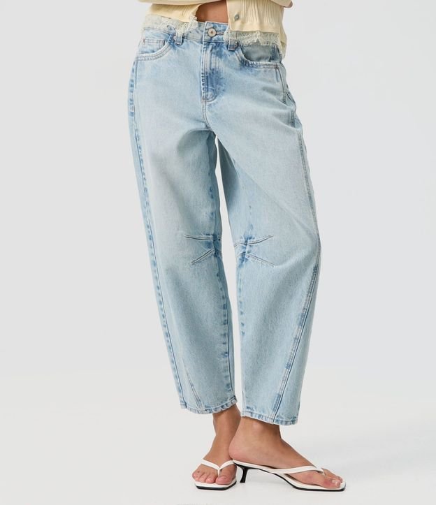 Pantalón de Jean Ballon con Lavado Claro 2