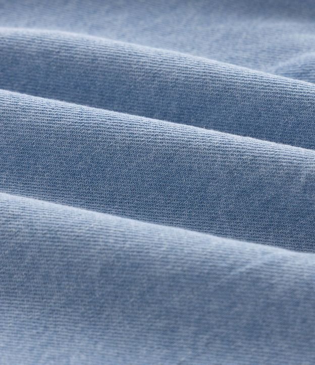 Blusa Bata Infantil en Jeans con Bordado de Cereza - Talle 1 a 6 años 5