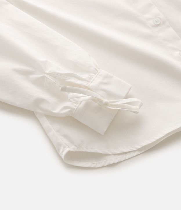 Camisa Infantil en Algodón  con Lacitos - Talle 5 a 16 años 4
