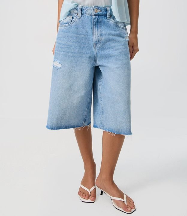 Bermuda Jorts en Jeans con Sueltos y Bolsillos 3