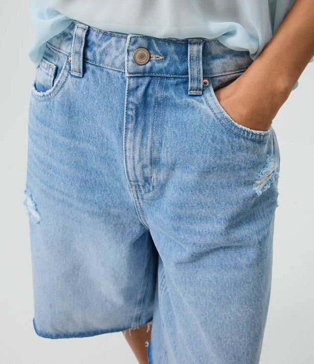 Bermuda Jorts en Jeans con Sueltos y Bolsillos 4