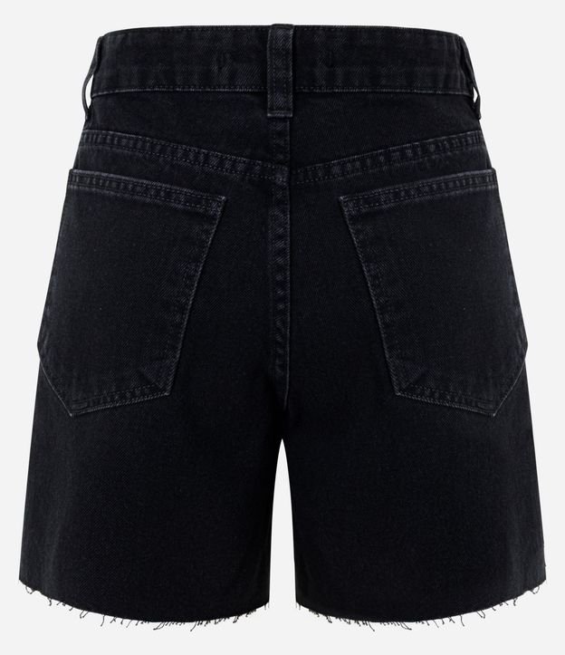 Short Midi en Jeans con Cintura Mediana y Tachuelas 3