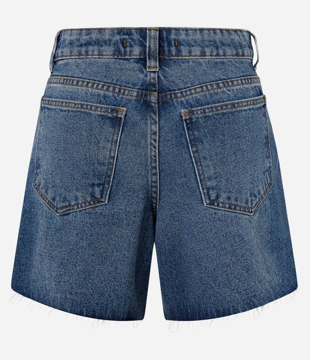 Short Midi en Jeans con Cintura Mediana y Tachuelas 3