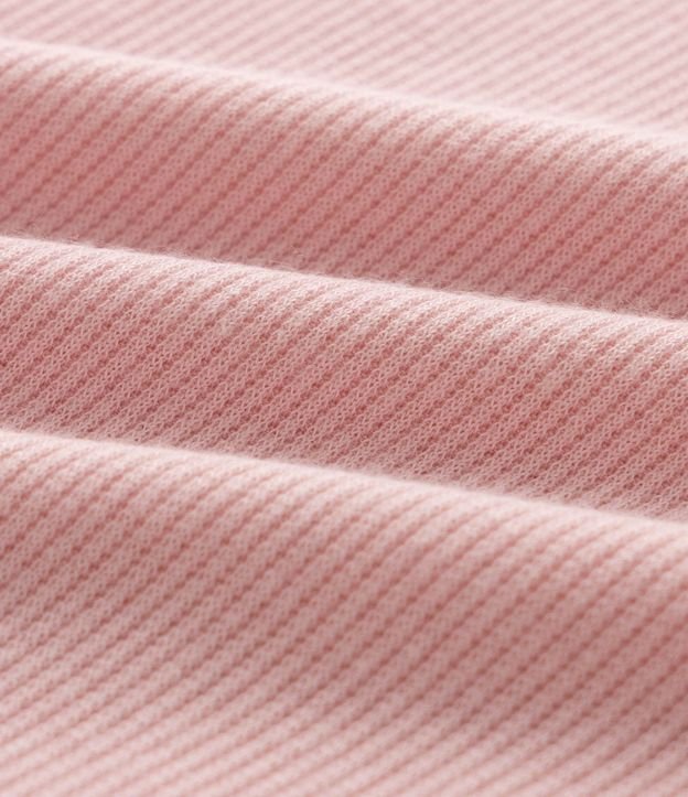 Blusa Infantil Acanalada en Algodón con Cuello Alto - Talle 5 a 16 años 4