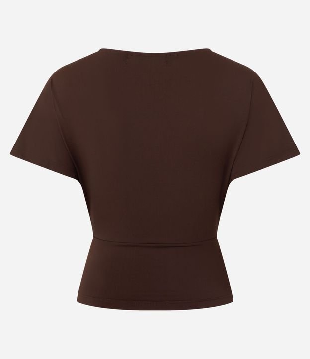 Blusa en Microfibra con Escote V y Manga Murciélago 6