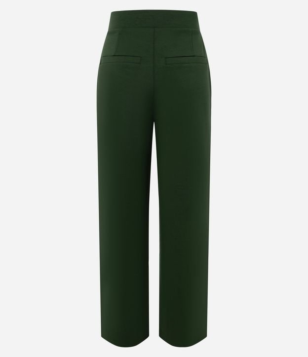 Pantalón Recto Deportiva con Frisos Delanteros y Cintura Ancha 6