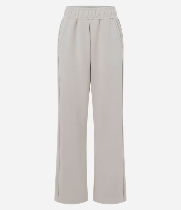 Pantalón Recto Deportivo en Modal con Bolsillos 5