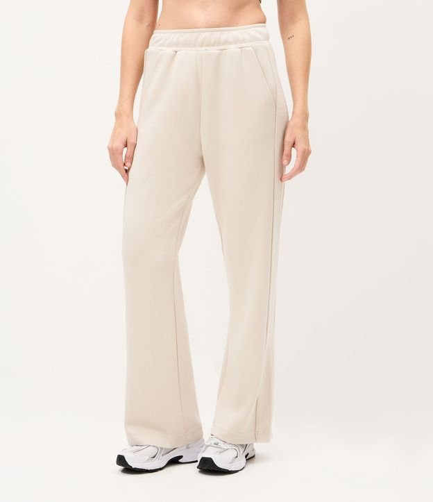 Pantalón Recto Deportivo en Modal con Bolsillos 2