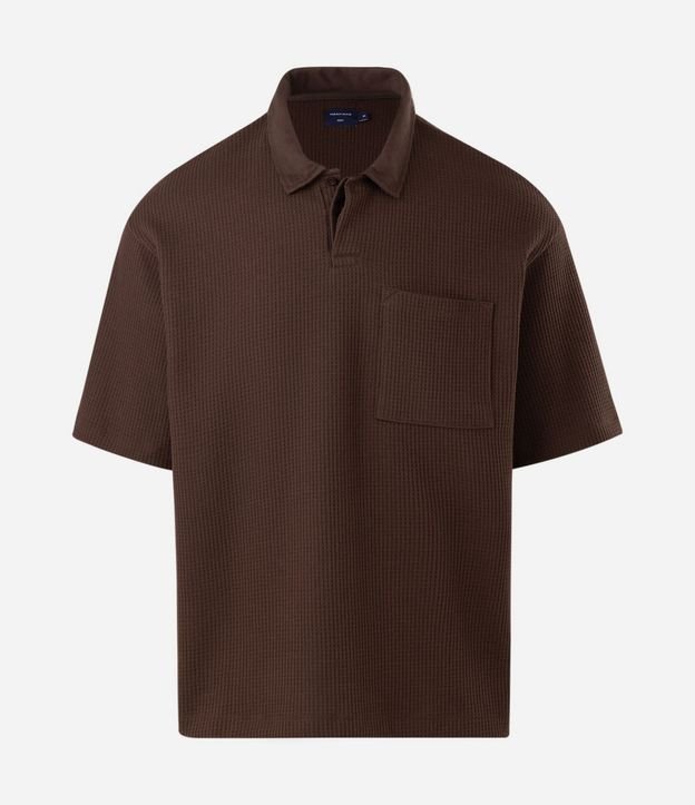 Polo Texturizada con Bolsillo 5